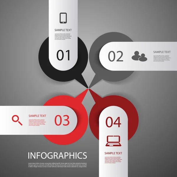 Desenho infográfico — Vetor de Stock