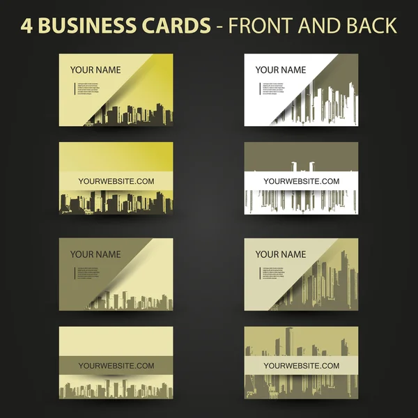 Business Card Templates Vector Graphics