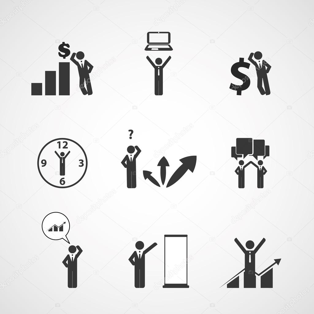 Figures, People's Icons - Business Concept Design