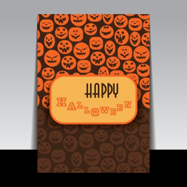 Cadılar Bayramı afiş veya kapak tasarımı