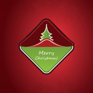 Noel el ilanı veya kapak tasarımı