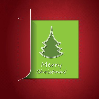 Noel el ilanı veya kapak tasarımı