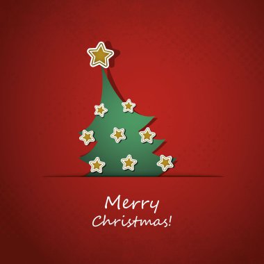 Noel el ilanı veya kapak tasarımı