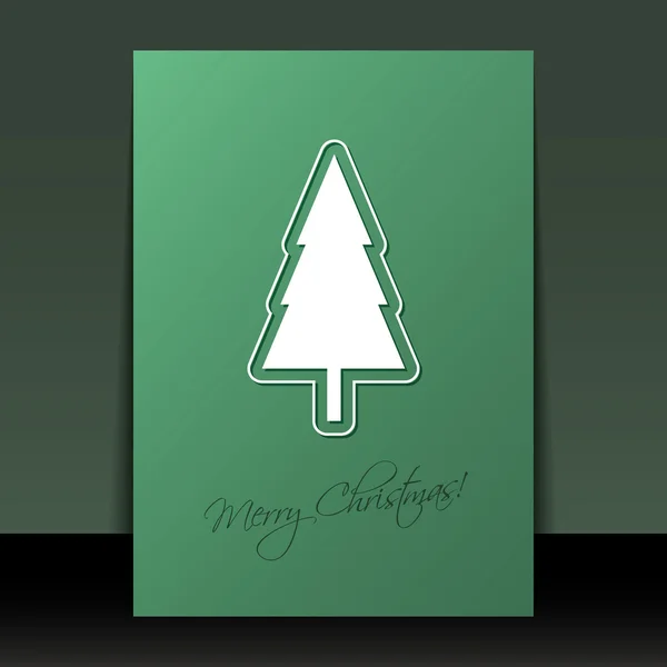 Kerstmis flyer of cover ontwerpen — Stockvector