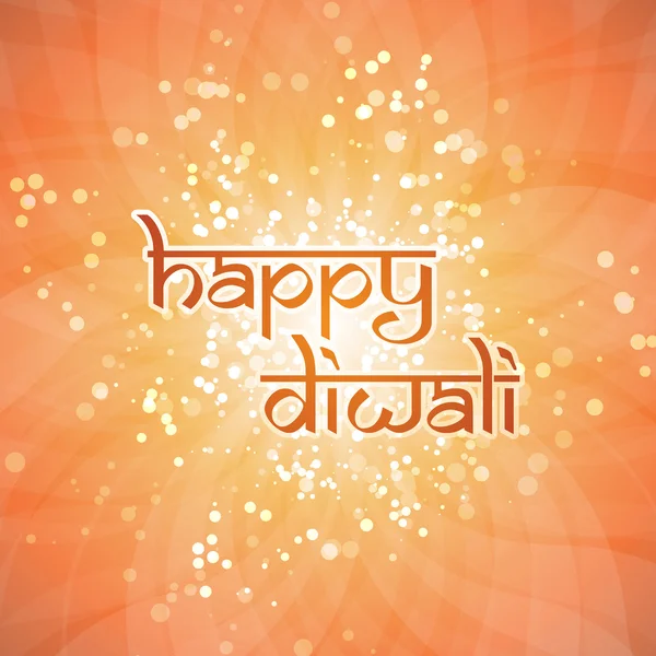 Happy Diwali Card - Ilustração de fundo vetorial — Vetor de Stock
