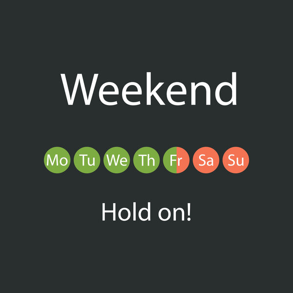 Weekend's Coming Soon Illustration