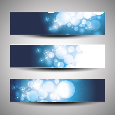 Yatay Noel ve yeni yıl afiş kümesi