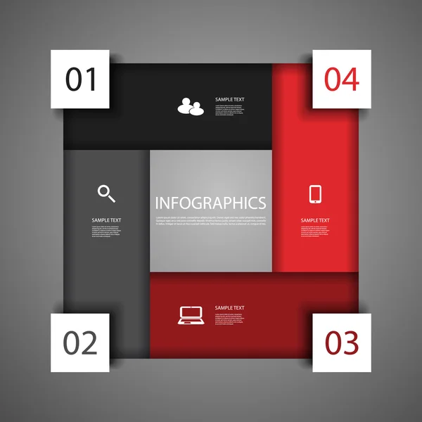 Diseño infográfico — Archivo Imágenes Vectoriales