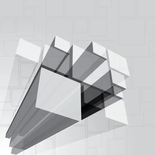 3D-prism achtergrond sjabloon — Stockvector