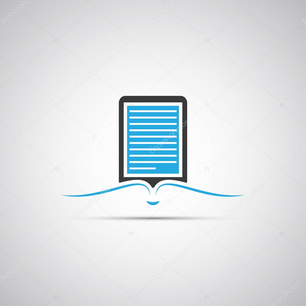 E-Book Reader Icon Design