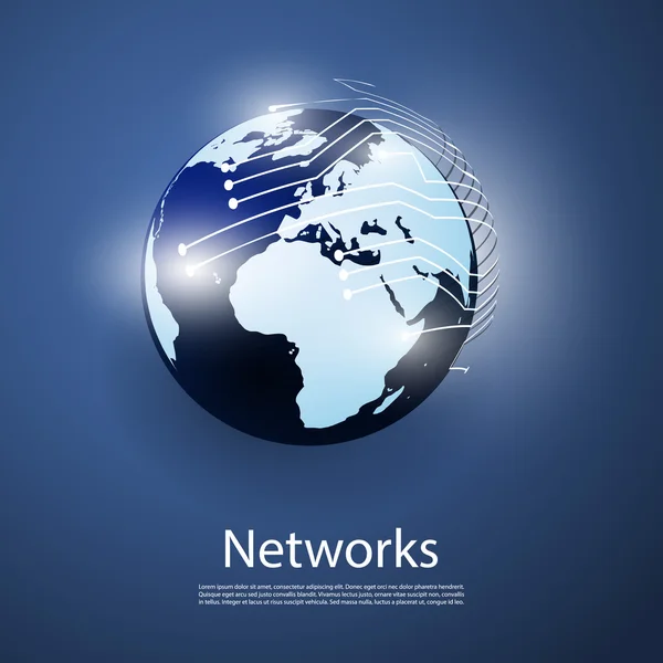 Global Networks - EPS10 Vector for Your Business — Stock Vector