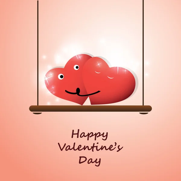 Valentine's Day Card — Stock Vector