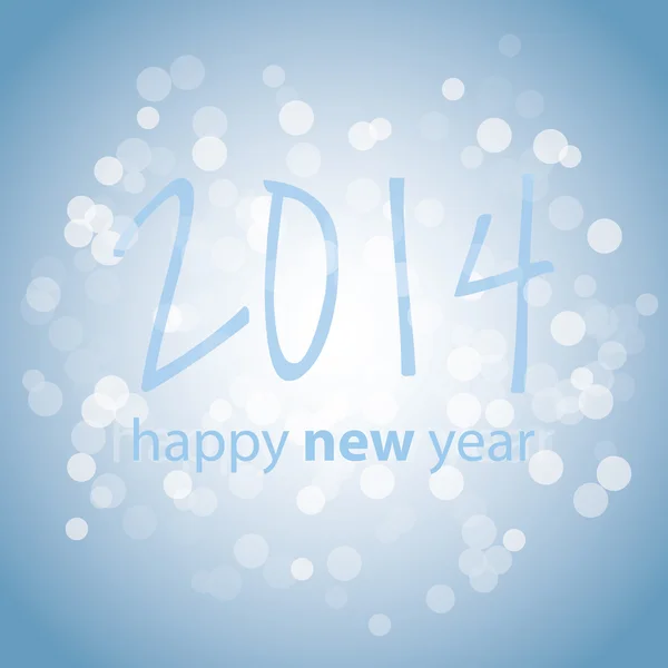 Tarjeta de Año Nuevo - 2014 — Vector de stock