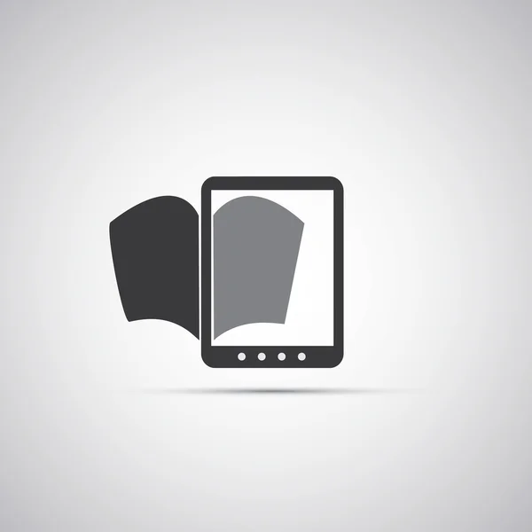 Дизайн иконок электронных книг Reader — стоковый вектор