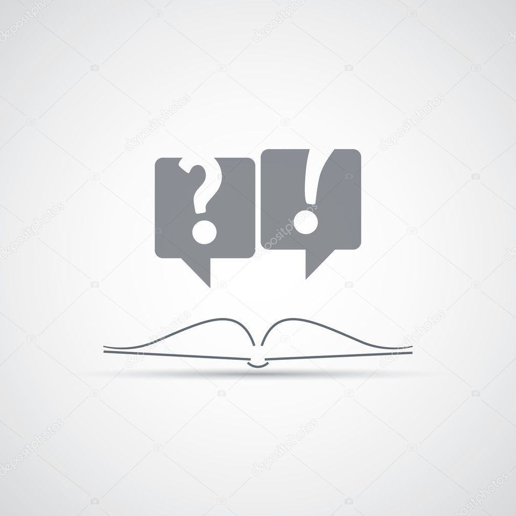 Reading a Book - Icon Design