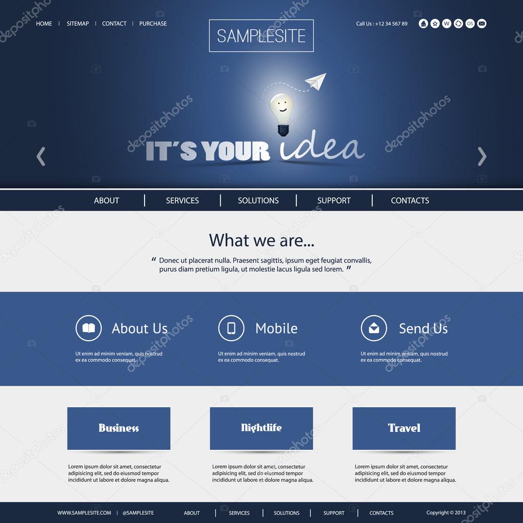 It's Your Idea - Business or Technology Website Template