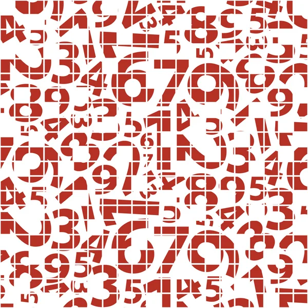 Seamless Background With Numbers — Stock Vector