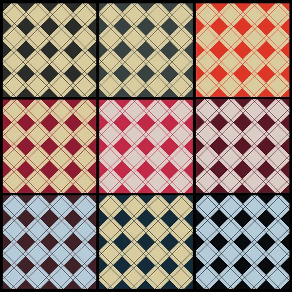 9 Красочный абстрактный фон — стоковый вектор