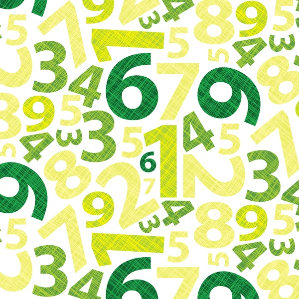 Seamless Background With Numbers — Stock Vector