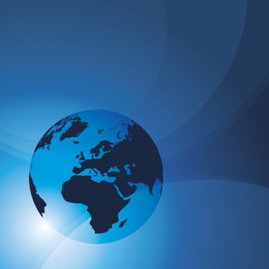 3D Dünya gezegeni arka plan