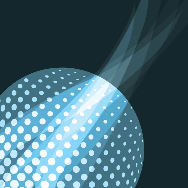 Голубой пунктирный пузырь — стоковый вектор