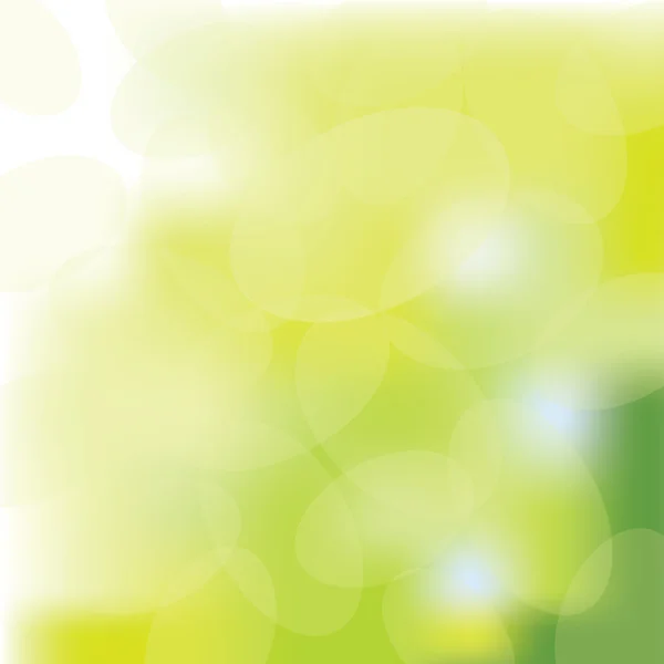 Fondo abstracto bokeh verde — Vector de stock