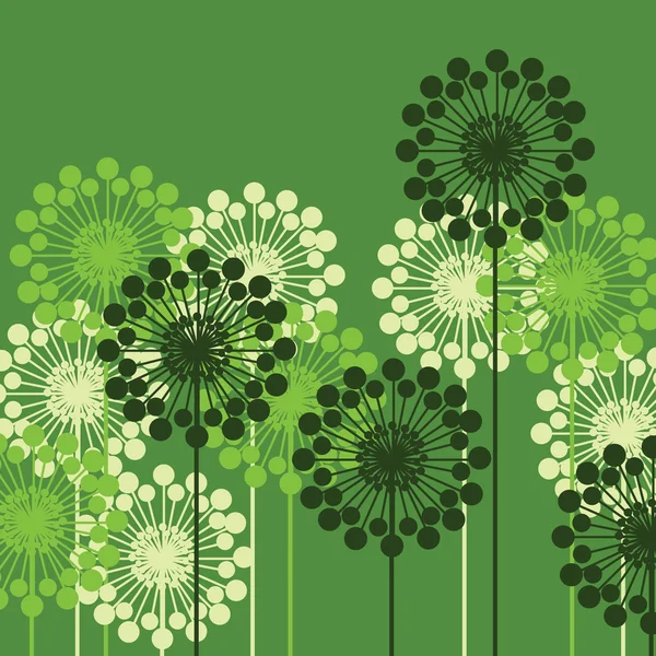 Fondo vector floral — Vector de stock