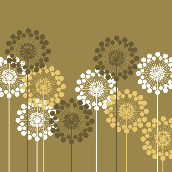 Floral vector achtergrond — Stockvector