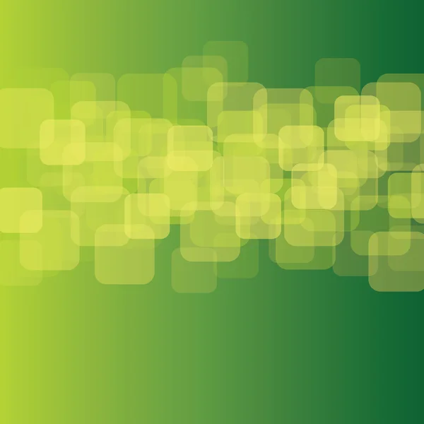Carrés verts Contexte — Image vectorielle