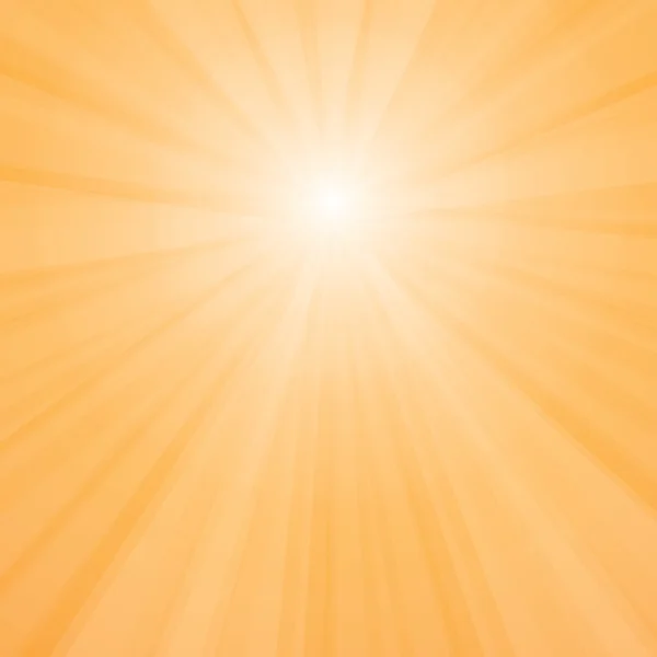 Solstrålarna vektor — Stock vektor