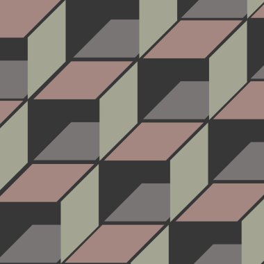 Küpler ile soyut arkaplan