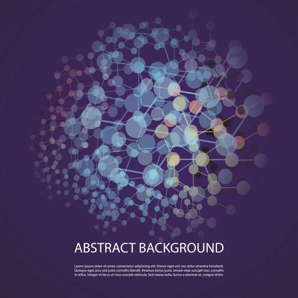 抽象背景-为您的企业网络设计 — 图库矢量图片
