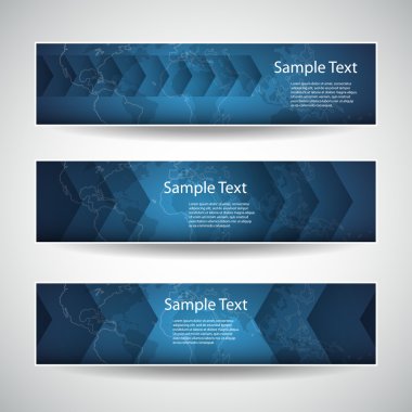 Üstbilgi veya afiş tasarımları - oklar