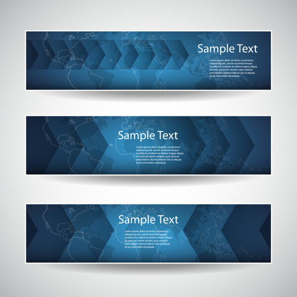 Banner or Header Designs - Arrows