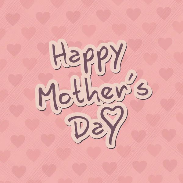 Happy Mothers Day fond de carte — Image vectorielle