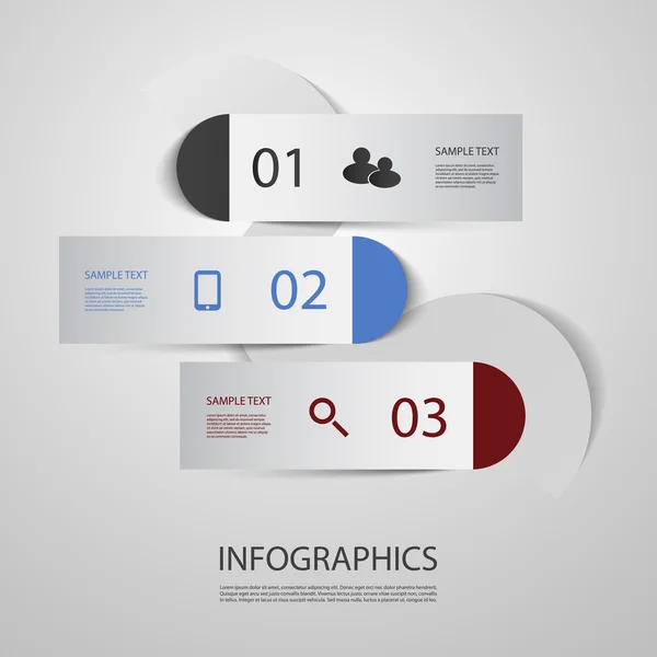 Progettazione infografica — Vettoriale Stock