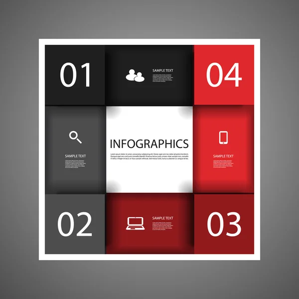 Infografik-Design — Stockvektor