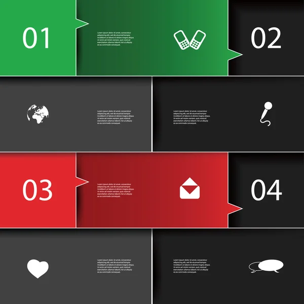 Infographic tasarım — Stok Vektör