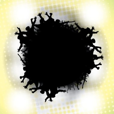 parti insanları vektör arka plan