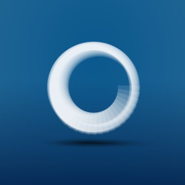 twisted Ring vektör çizim