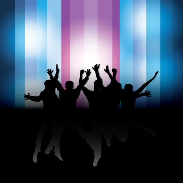 Party People Vector Background — Stock Vector