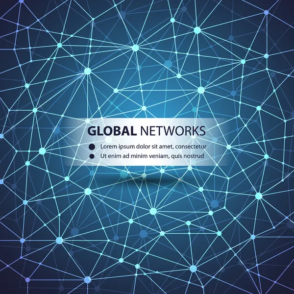 Global ağlar — Stok Vektör