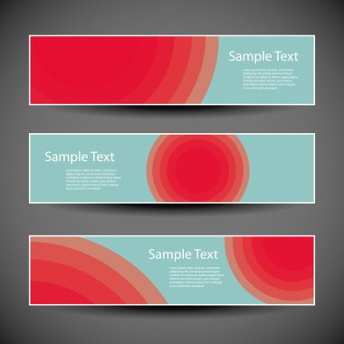 Başlık sayfası veya kapak tasarımı ile kırmızı daireler