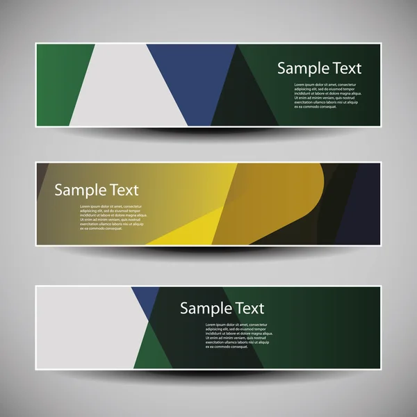 Banner of dekking ontwerp met kleurrijke abstracte patroon — Stockvector