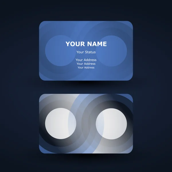 Design de cartão de visita — Vetor de Stock