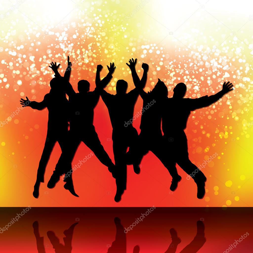 People Vector Background