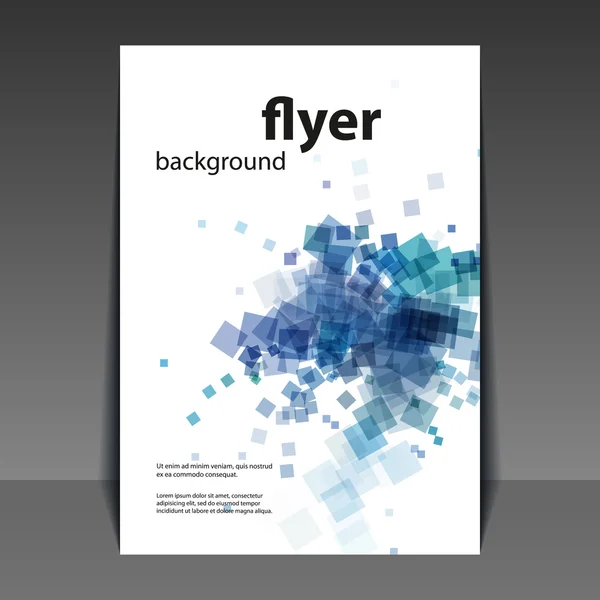 el ilanı veya kapak tasarımı ile mavi soyut desen