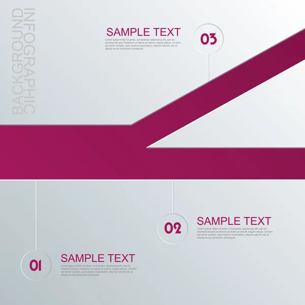 Modèle d'infographie - Conception de coupe de papier — Image vectorielle