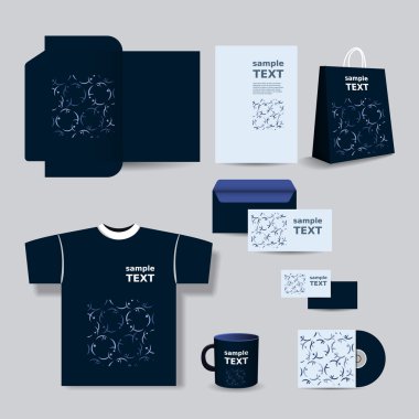 ileti örneği şablonu tasarım, iş soyut figürler ile belirleme