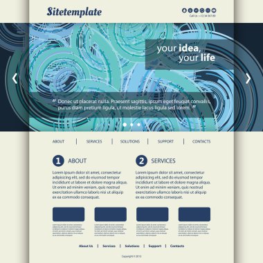 soyut başlığı ile Web sitesi tasarımı